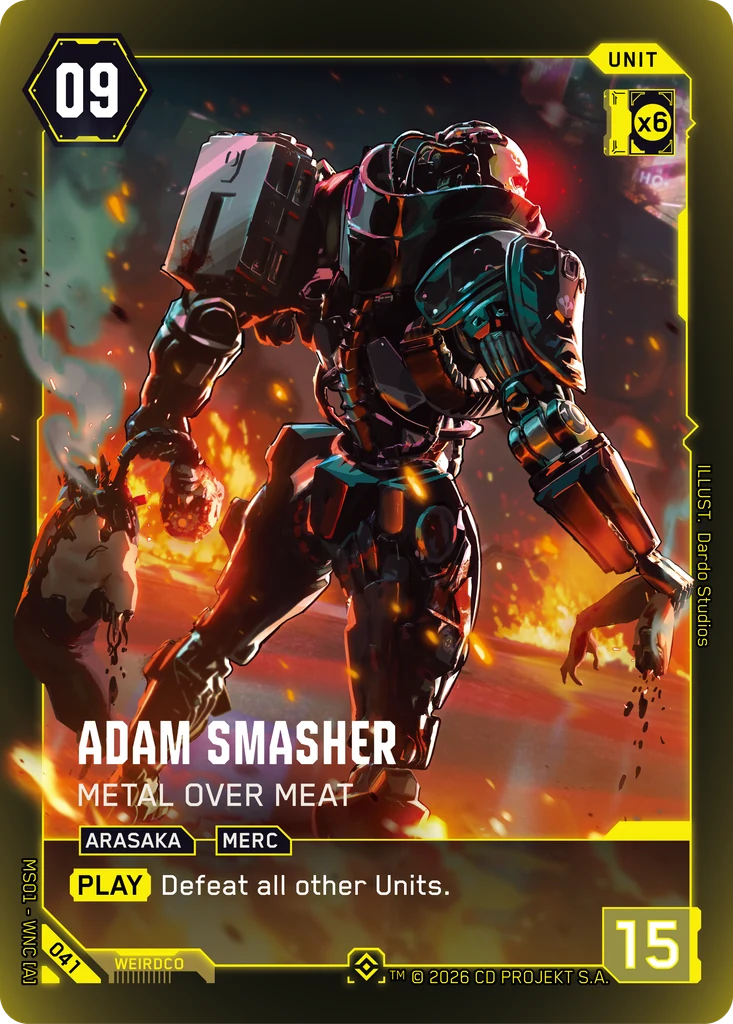 Adam Smasher: Metal Over Meat - Cyberpunk TCG