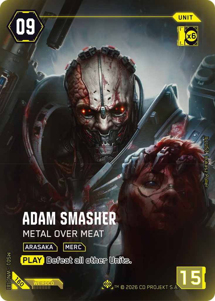 Adam Smasher: Metal Over Meat · Welcome to Night City - Retail