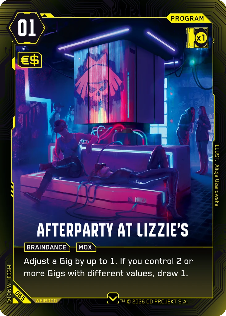 Afterparty at Lizzie's - Cyberpunk TCG