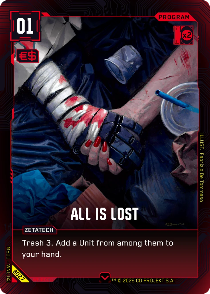 All is Lost · Welcome to Night City — Beta