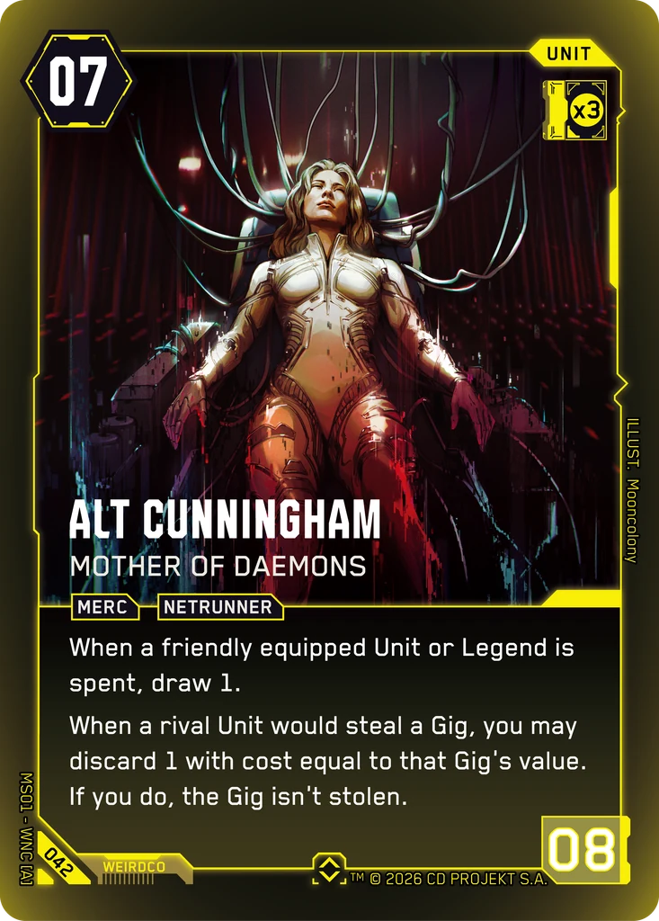 Alt Cunningham: Mother of Daemons - Cyberpunk TCG