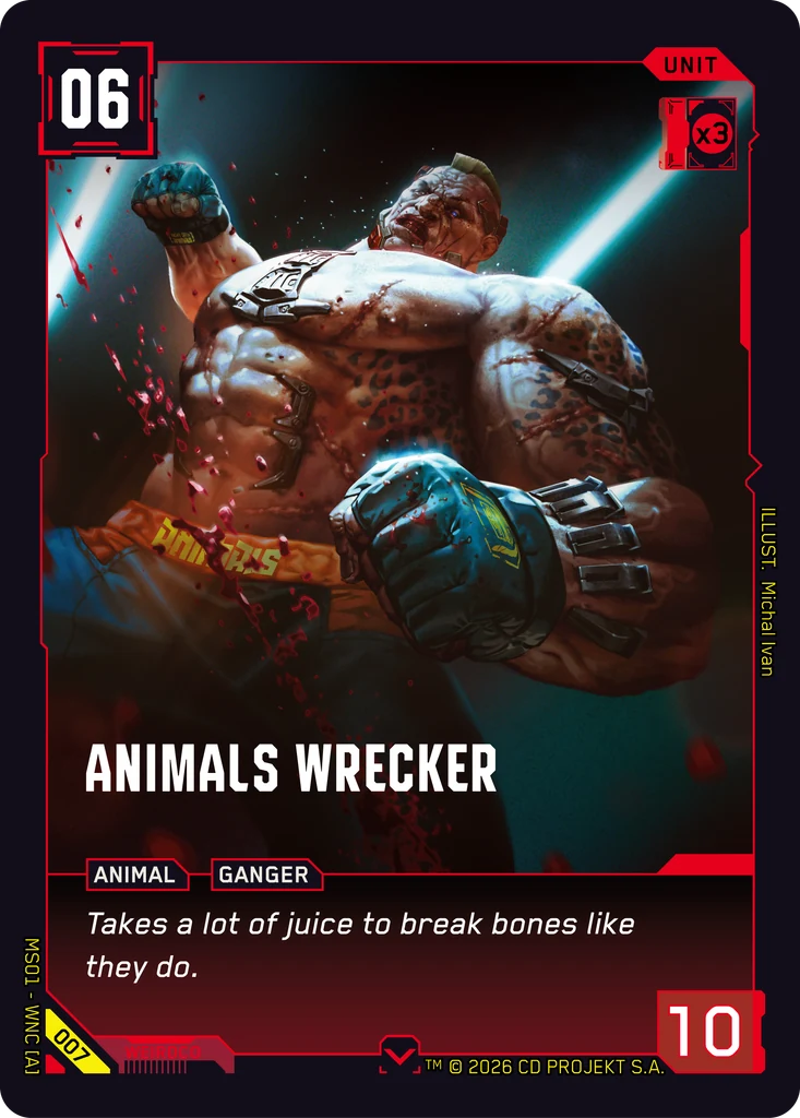 Animals Wrecker - Cyberpunk TCG