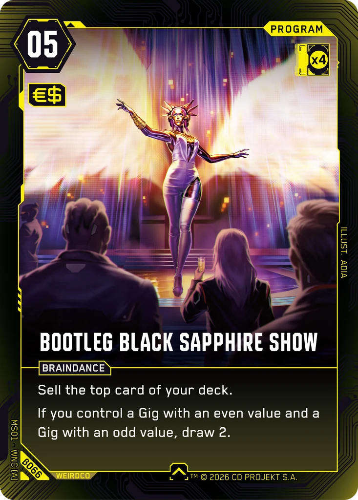 Bootleg Black Sapphire Show · Welcome to Night City — Beta