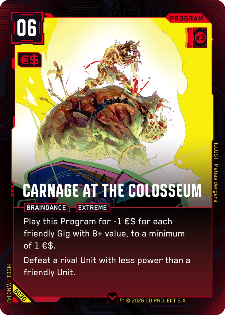 Carnage at the Colosseum · Welcome to Night City — Beta