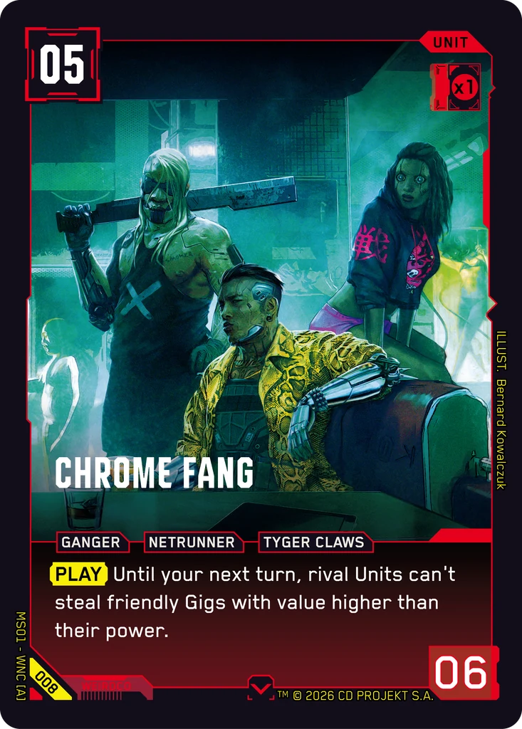 Chrome Fang - Cyberpunk TCG