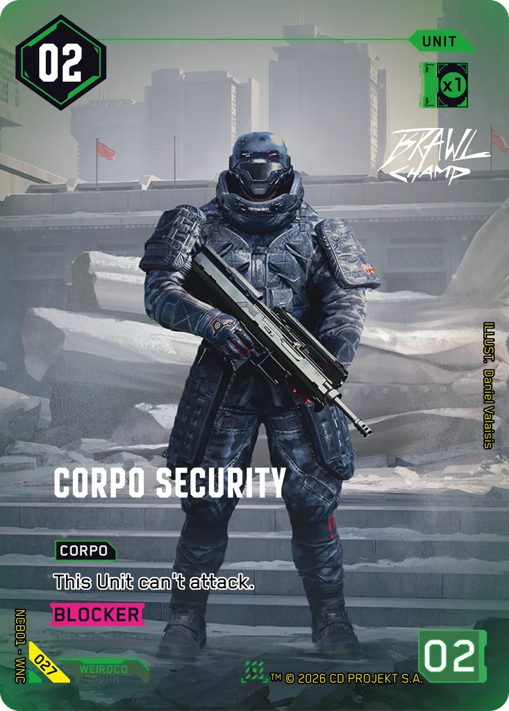 Corpo Security · Night City Brawl Season 1 — Brawl Champ