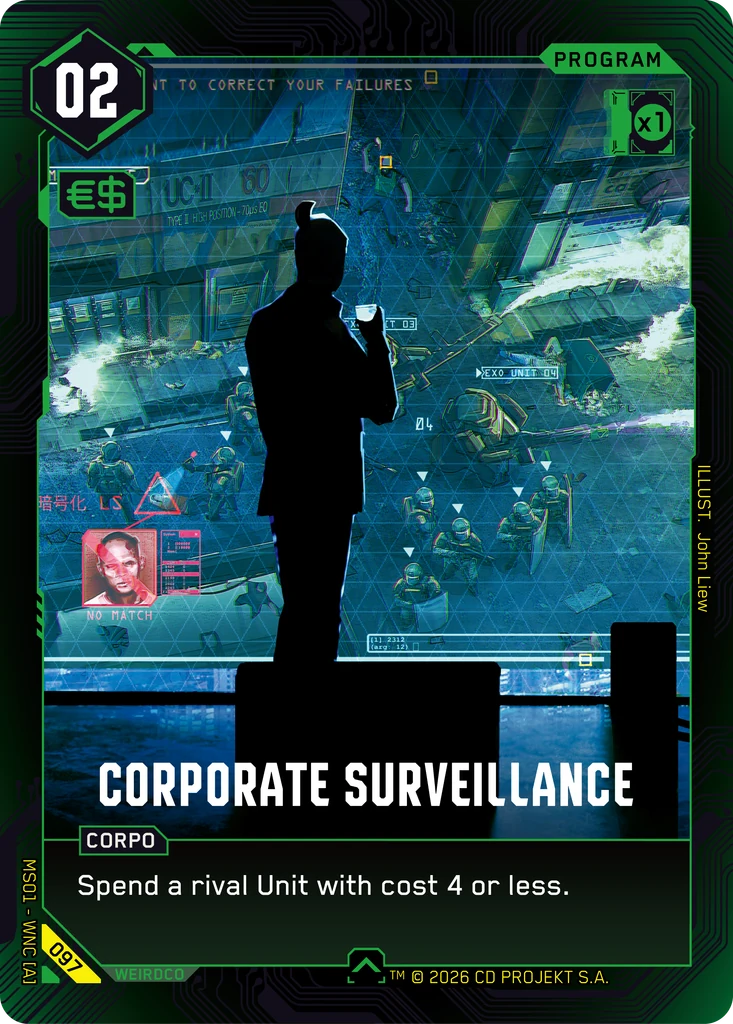 Corporate Surveillance - Cyberpunk TCG