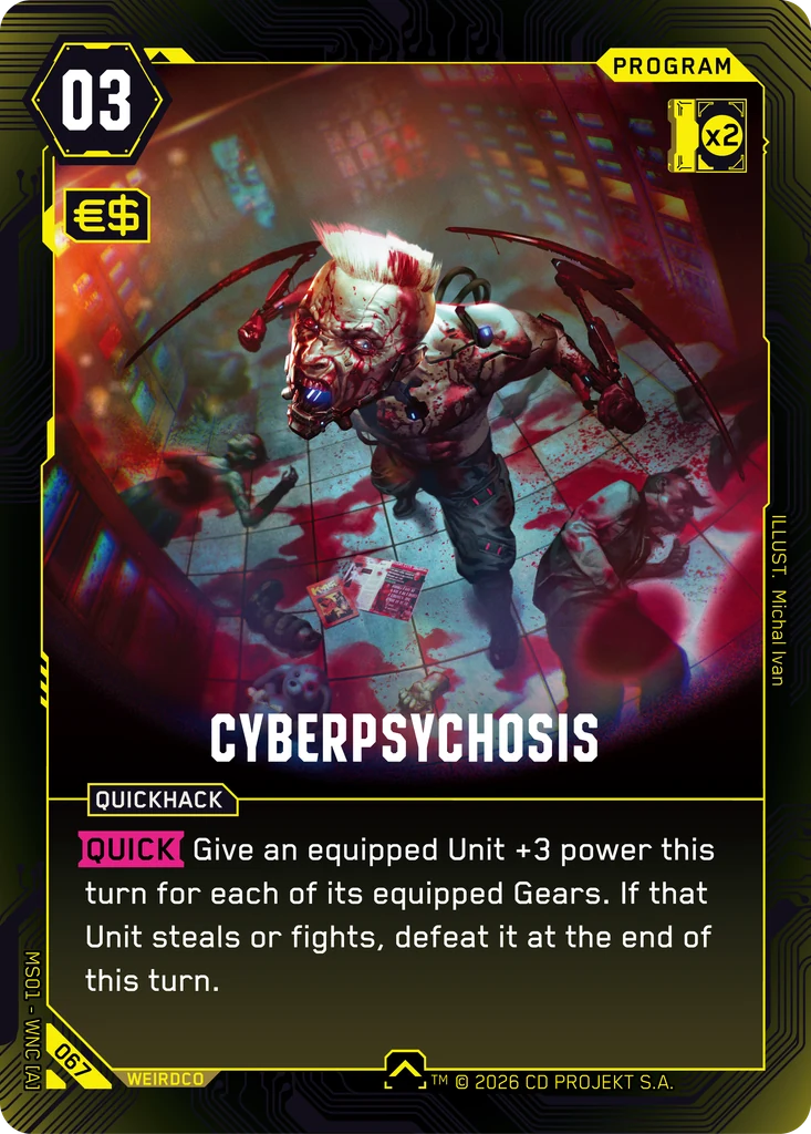 Cyberpsychosis - Cyberpunk TCG