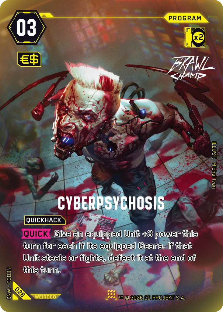 Cyberpsychosis · Night City Brawl Season 1 — Brawl Champ