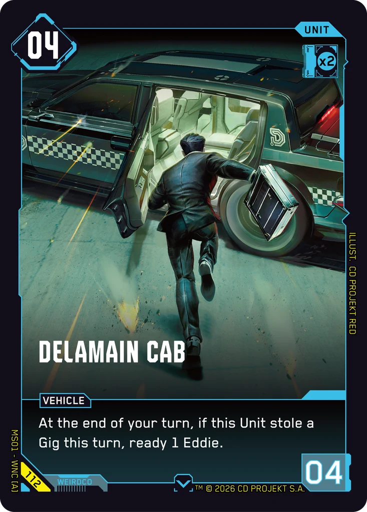 Delamain Cab - Cyberpunk TCG