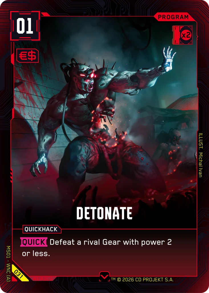 Detonate - Cyberpunk TCG