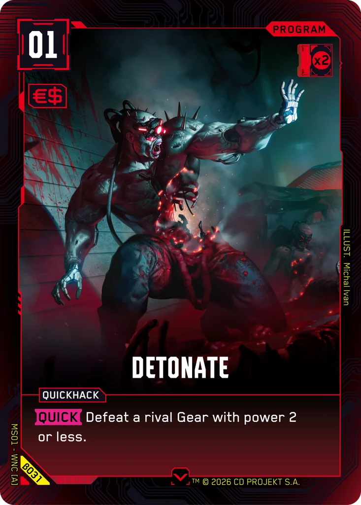 Detonate · Welcome to Night City — Beta