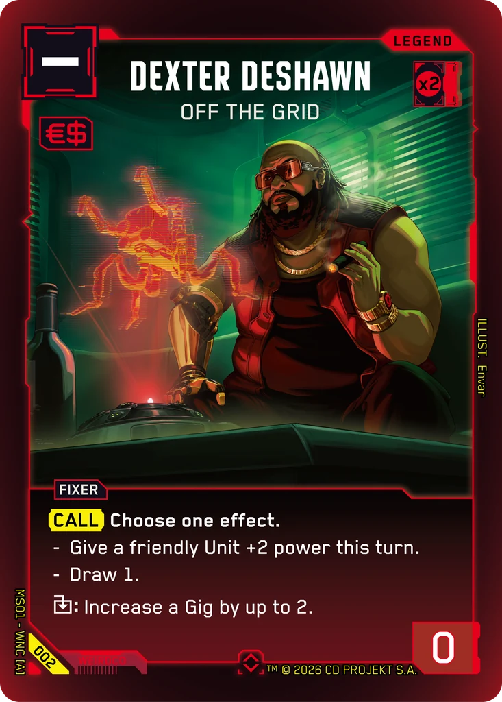 Dexter DeShawn: Off the Grid - Cyberpunk TCG
