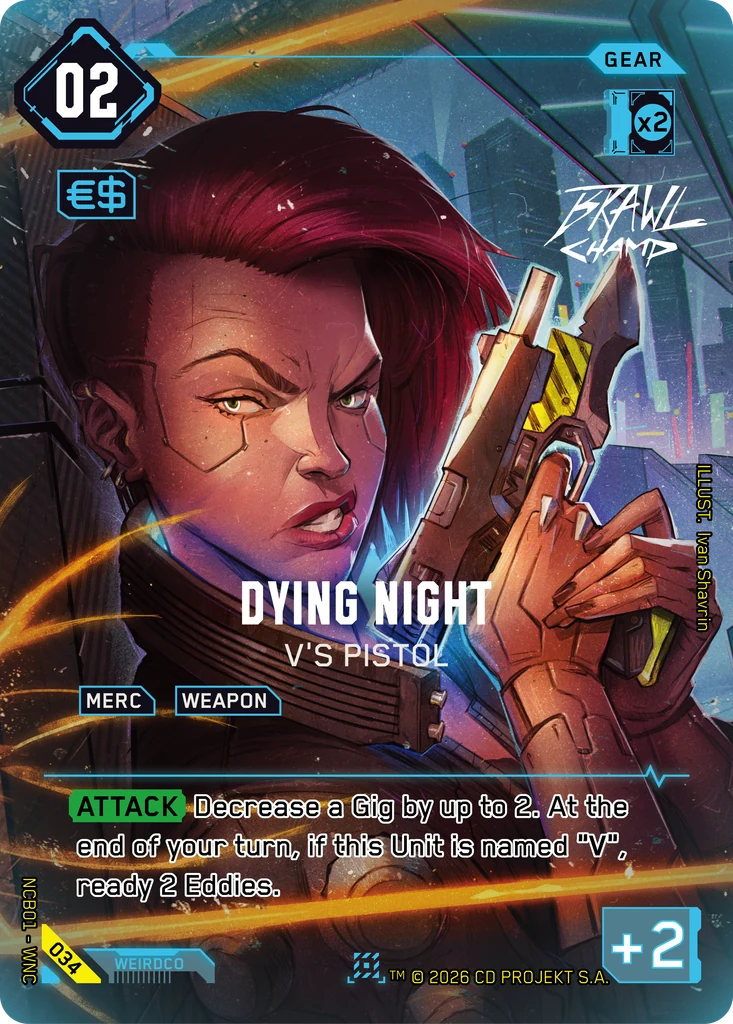Dying Night: V's Pistol · Night City Brawl Season 1 — Brawl Champ
