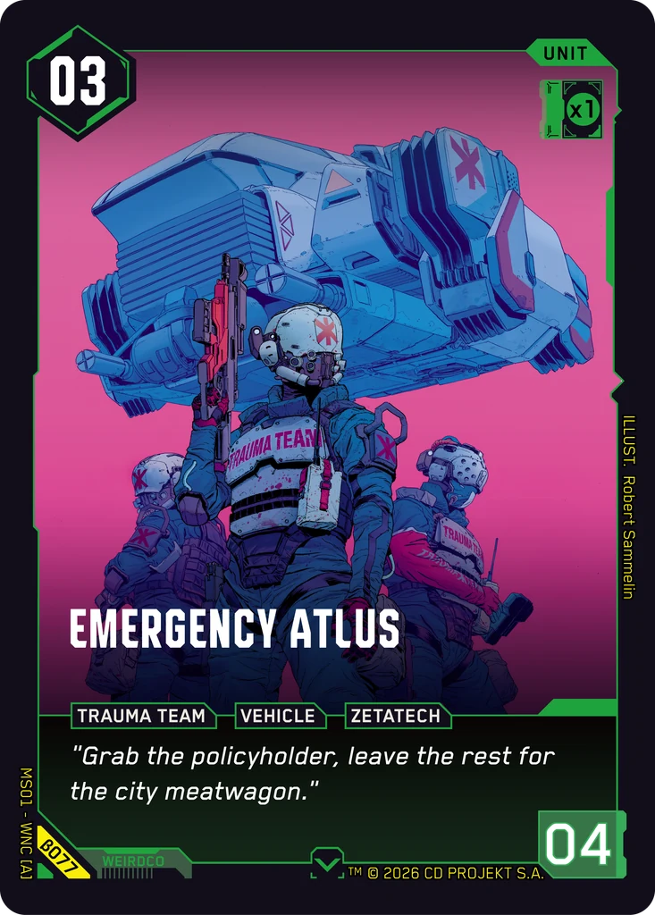 Emergency Atlus · Welcome to Night City — Beta