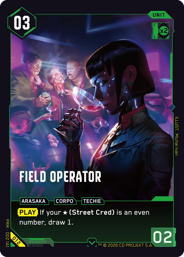 Field Operator · Arasaka Demo Deck