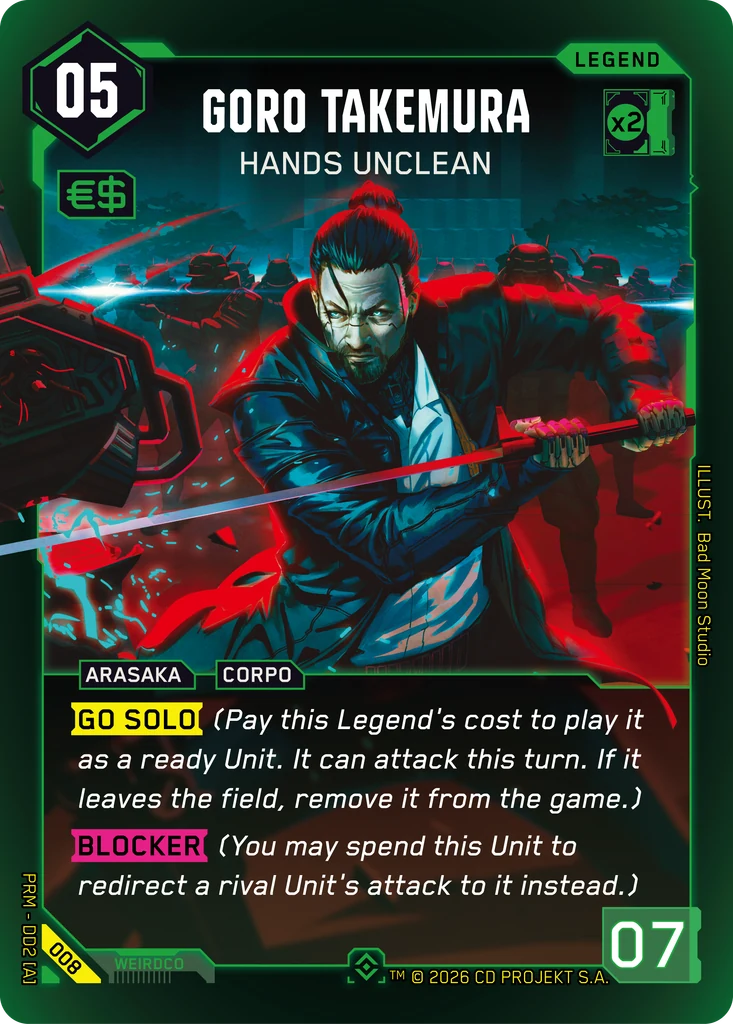 Goro Takemura: Hands Unclean · Arasaka Demo Deck