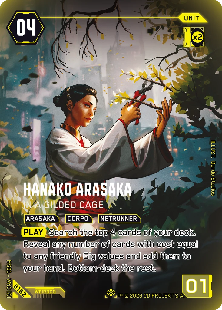Hanako Arasaka: In a Gilded Cage · Welcome to Night City — Beta