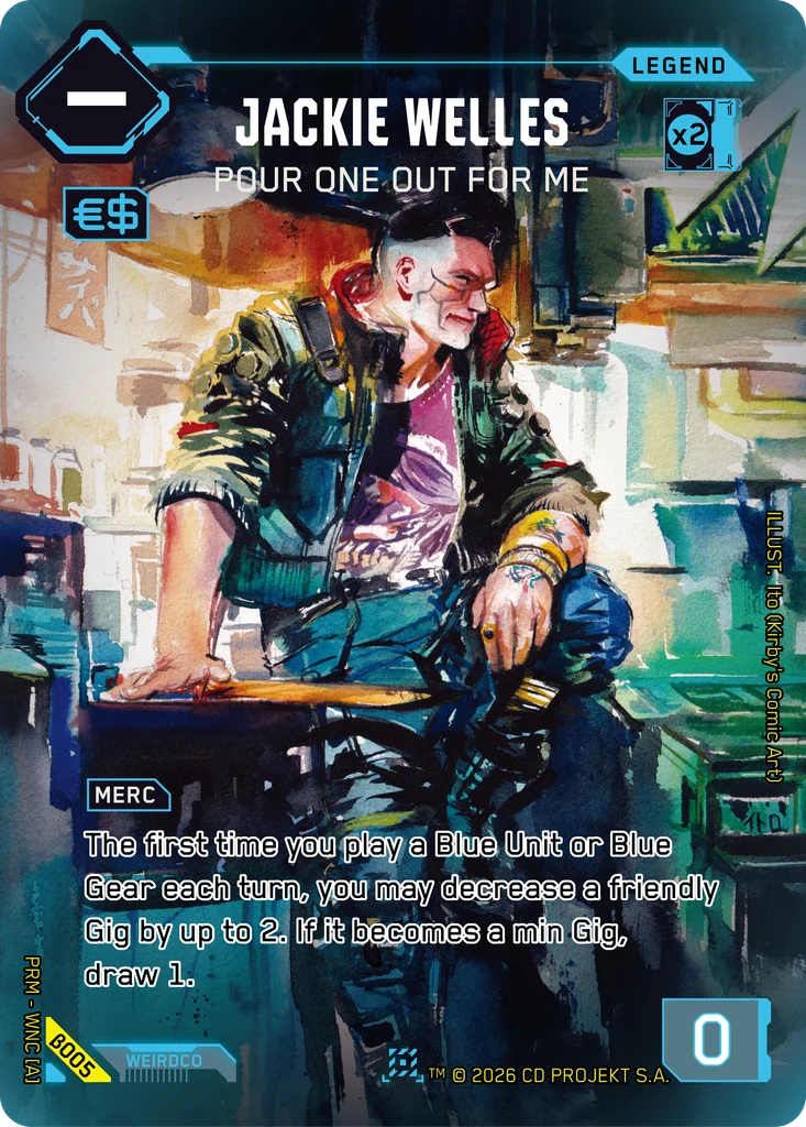 Jackie Welles: Pour One Out For Me · Box Toppers - Beta
