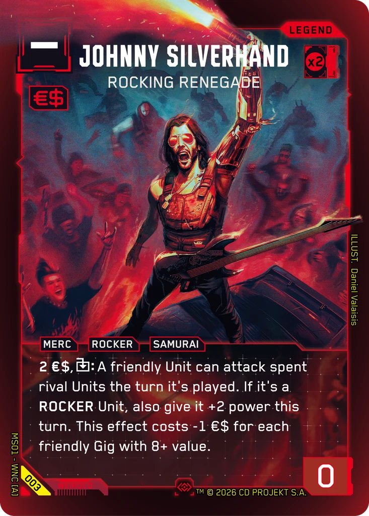 Johnny Silverhand: Rocking Renegade - Cyberpunk TCG