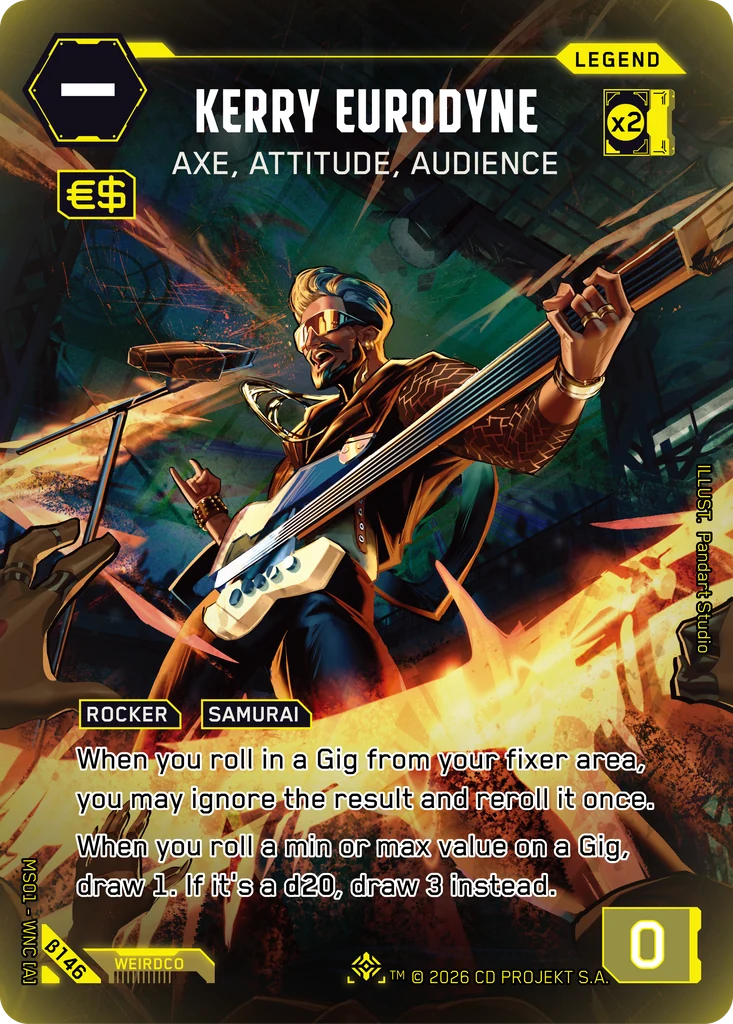 Kerry Eurodyne: Axe, Attitude, Audience · Welcome to Night City — Beta