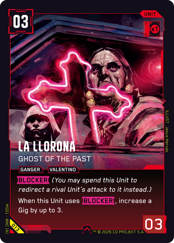 La Llorona: Ghost of the Past - Cyberpunk TCG