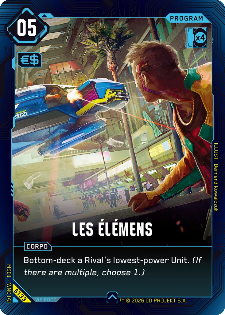 Les Élémens · Welcome to Night City — Beta