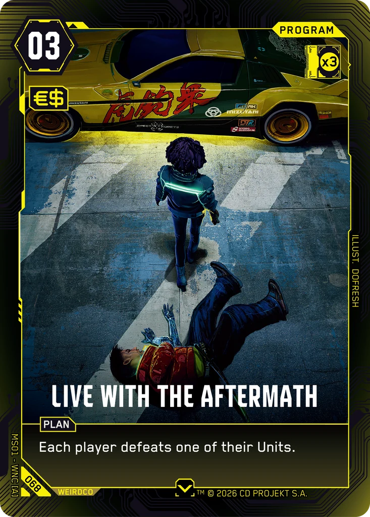 Live with the Aftermath - Cyberpunk TCG
