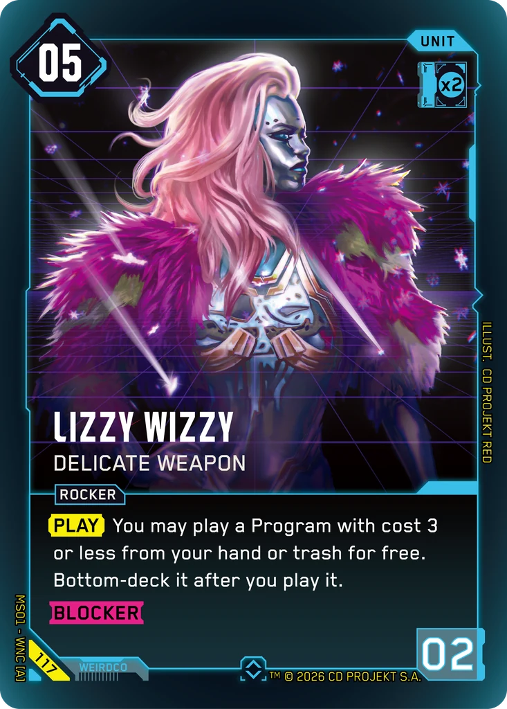 Lizzy Wizzy: Delicate Weapon - Cyberpunk TCG