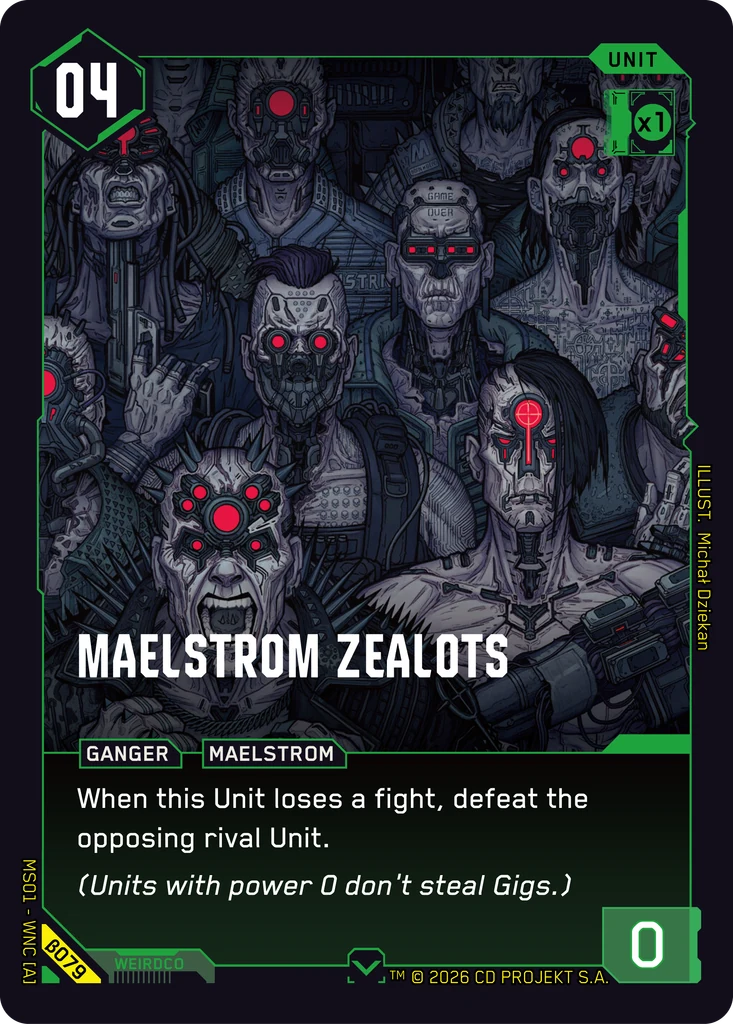 Maelstrom Zealots · Welcome to Night City — Beta