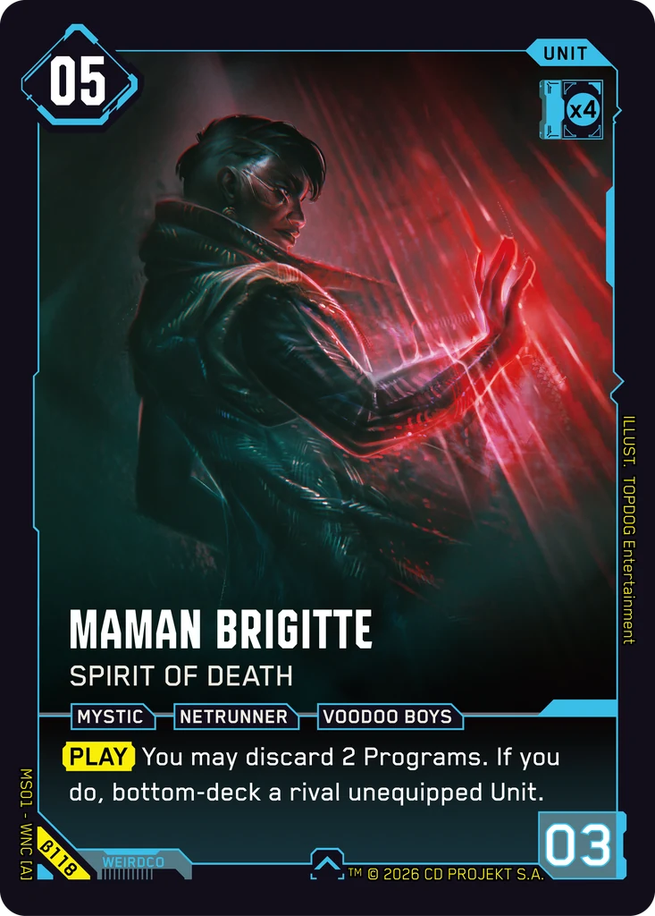 Maman Brigitte: Spirit of Death · Welcome to Night City — Beta