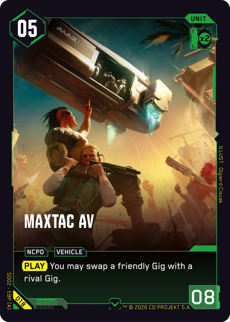 MaxTac AV · Embracing Power — Retail Starter Deck