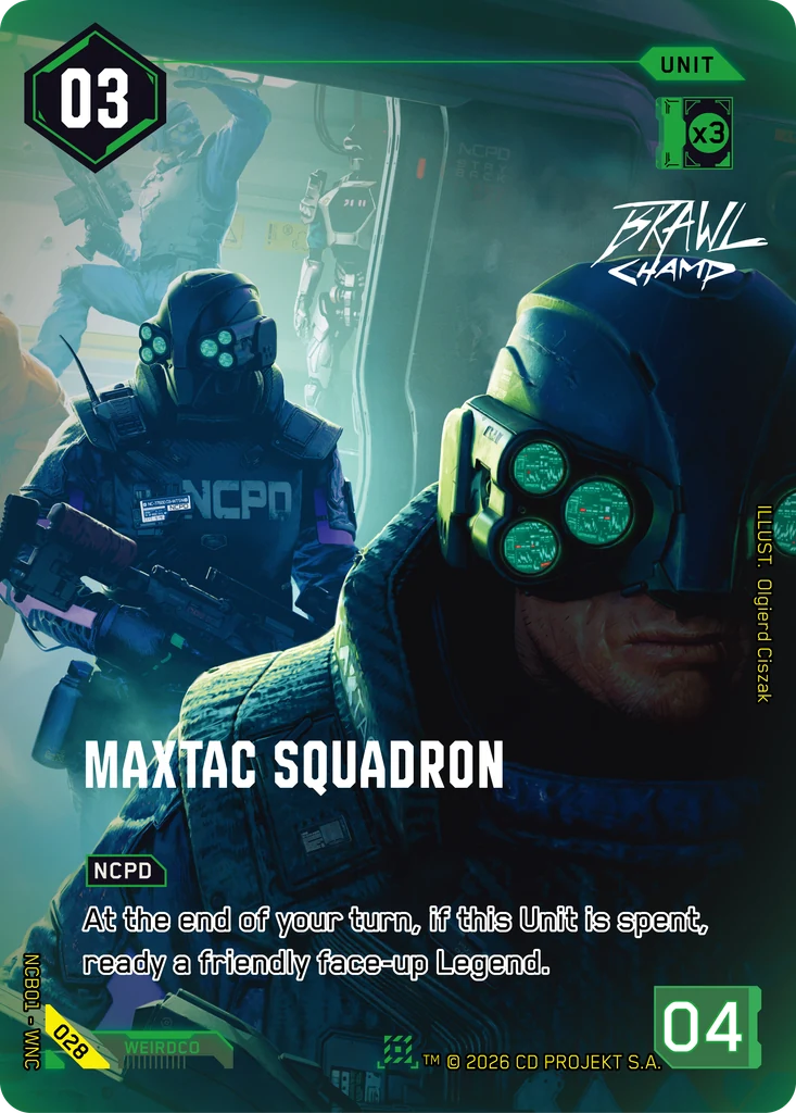 MaxTac Squadron · Night City Brawl Season 1 — Brawl Champ