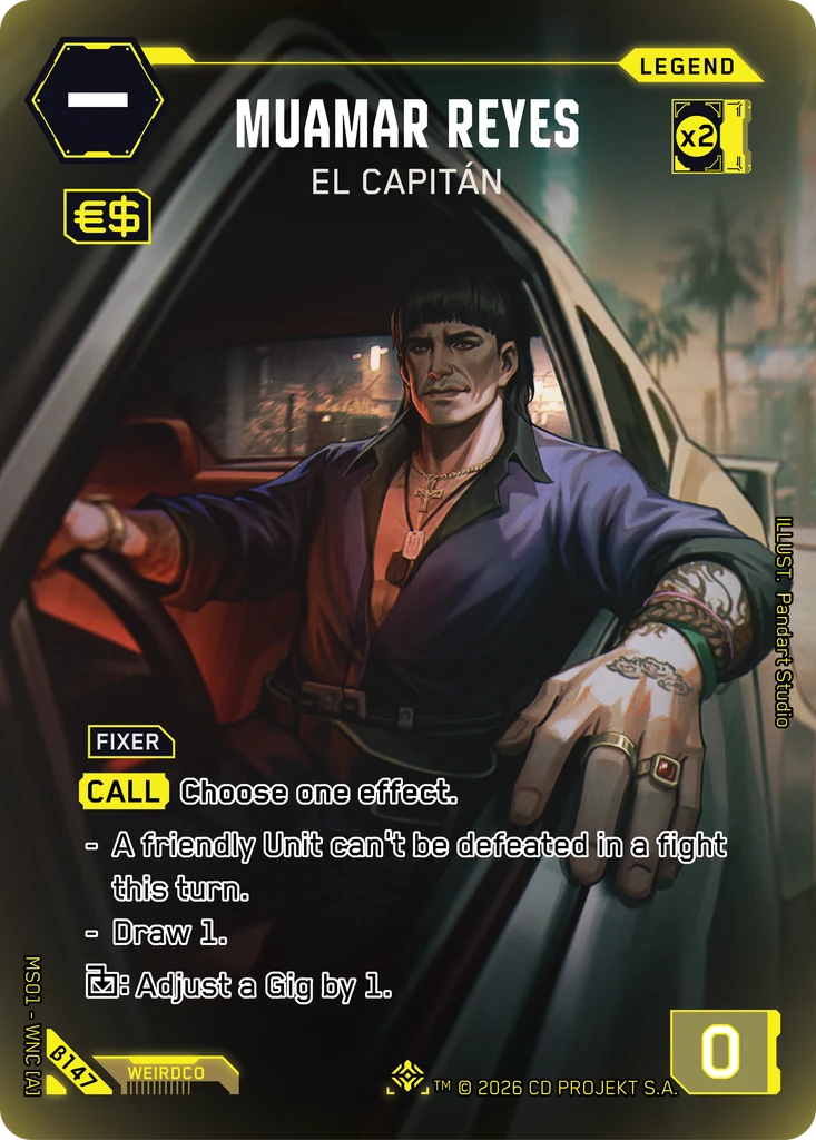 Muamar Reyes: El Capitán · Welcome to Night City — Beta
