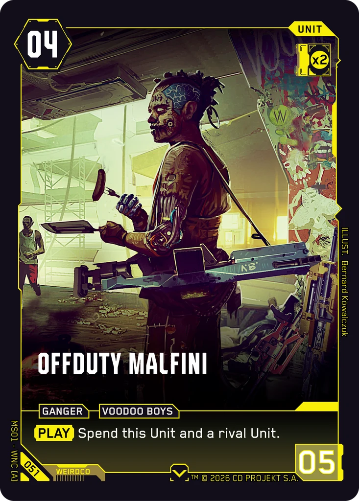 Offduty Malfini - Cyberpunk TCG