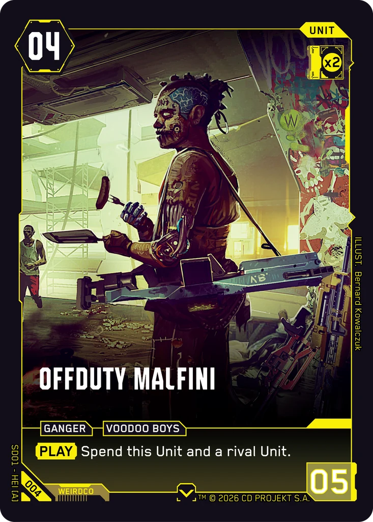 Offduty Malfini · The Heist — Retail Starter Deck