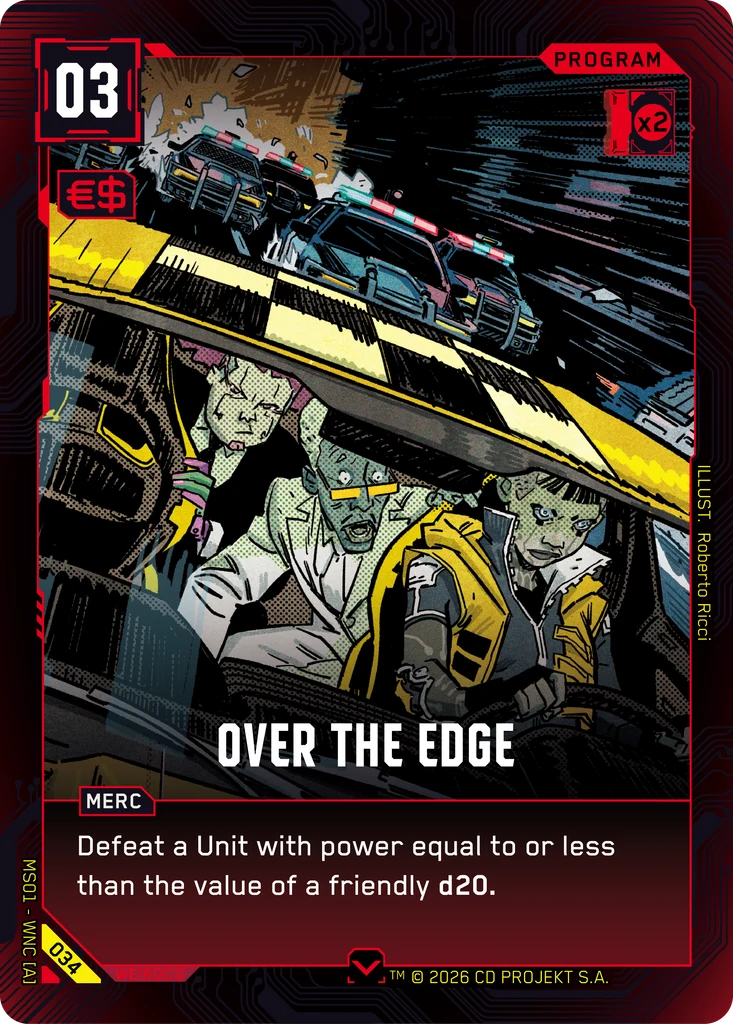 Over the Edge - Cyberpunk TCG