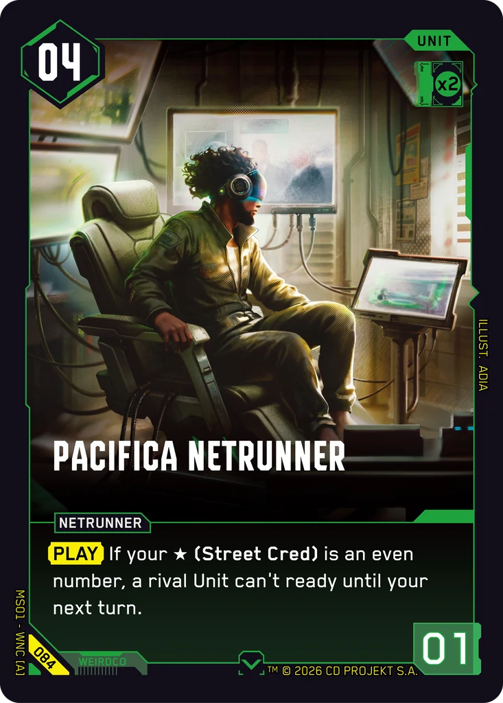 Pacifica Netrunner - Cyberpunk TCG