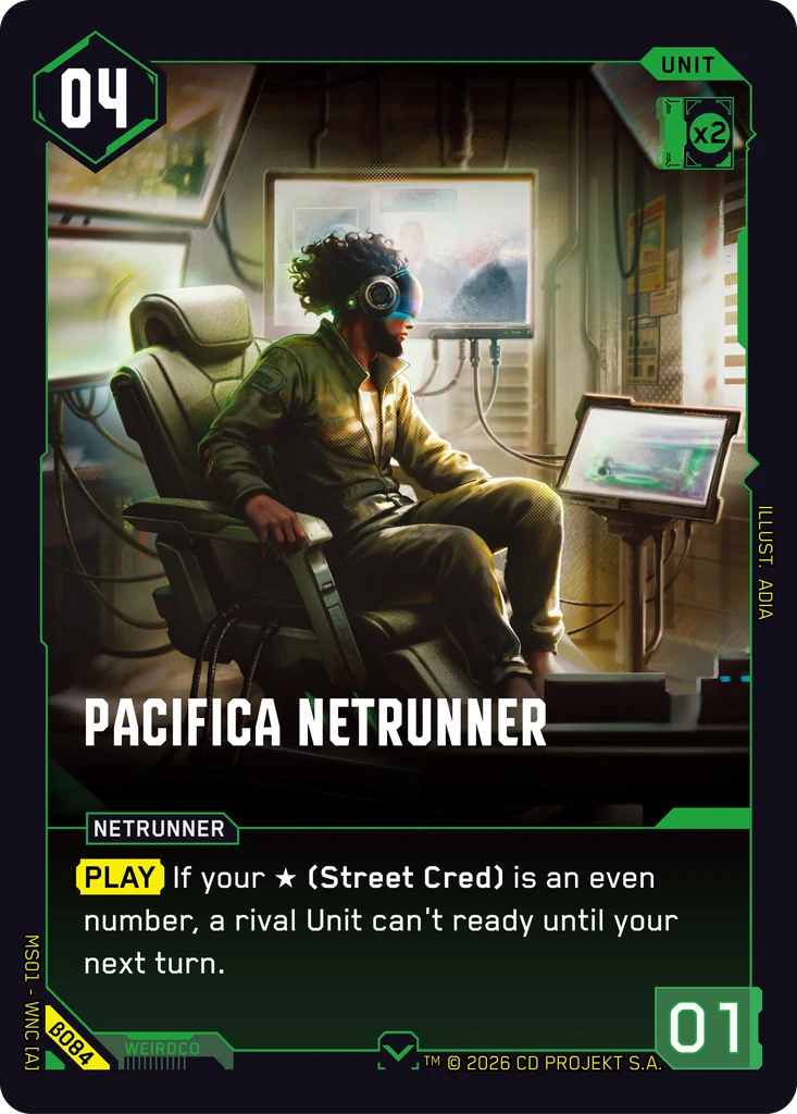Pacifica Netrunner · Welcome to Night City — Beta