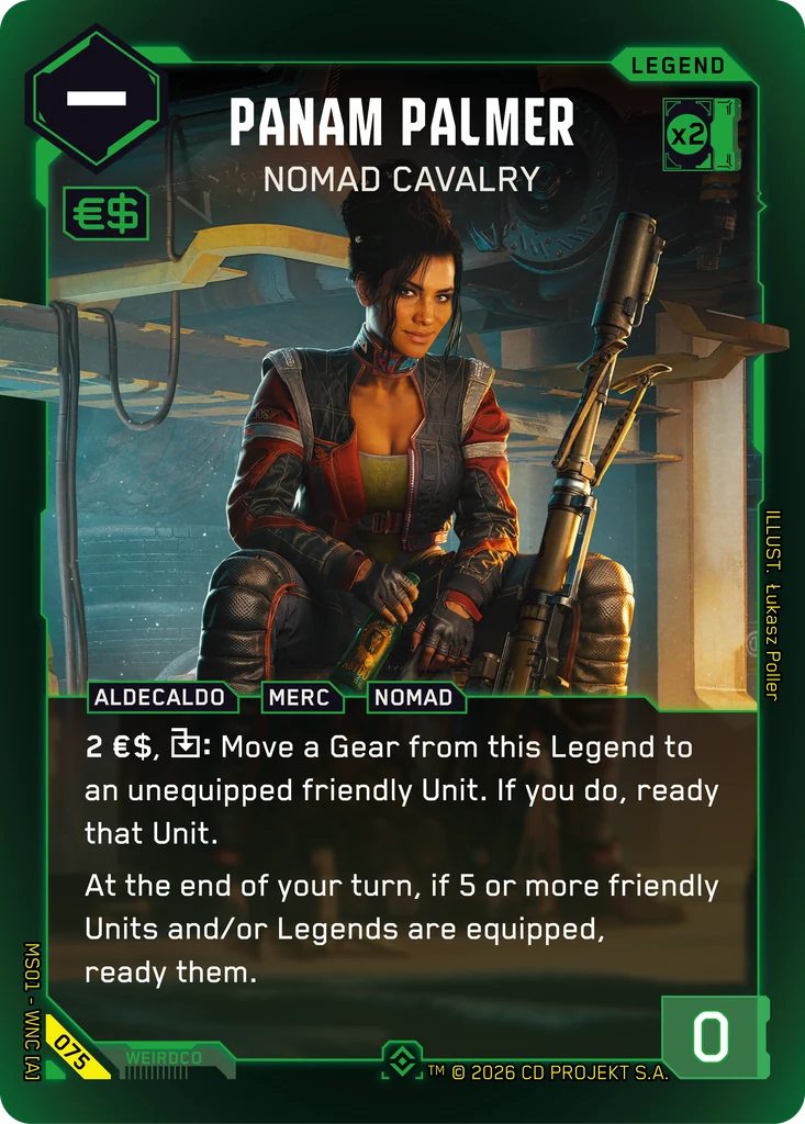Panam Palmer: Nomad Cavalry - Cyberpunk TCG
