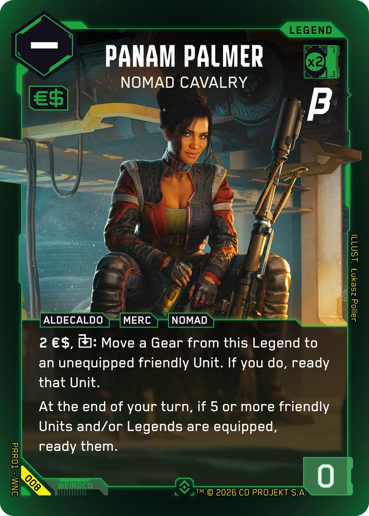 Panam Palmer: Nomad Cavalry · Prerelease