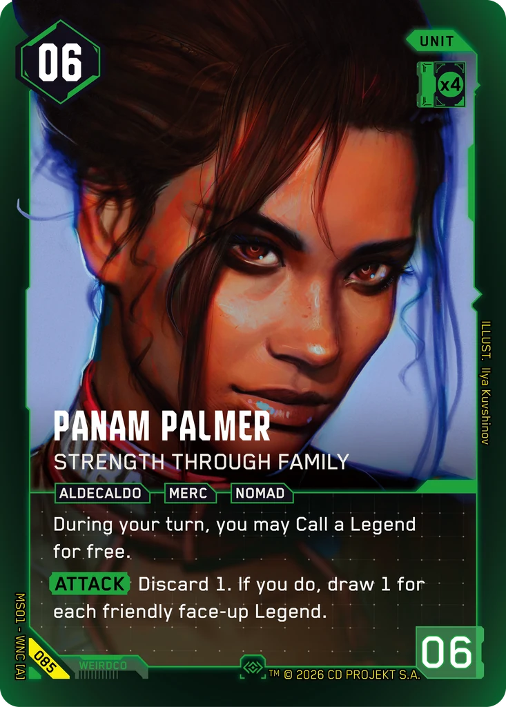 Panam Palmer: Strength Through Family - Cyberpunk TCG