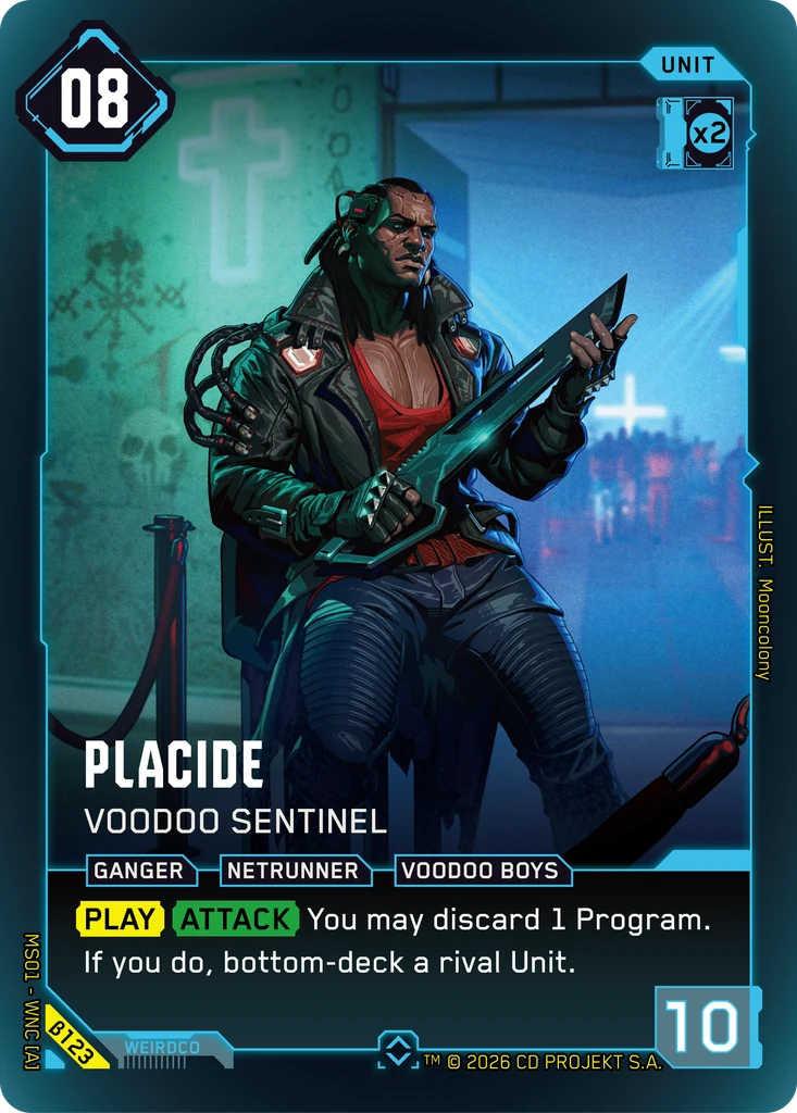 Placide: Voodoo Sentinel · Welcome to Night City — Beta