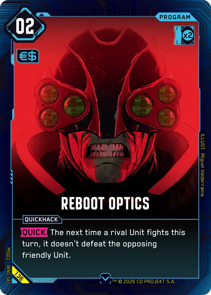 Reboot Optics - Cyberpunk TCG
