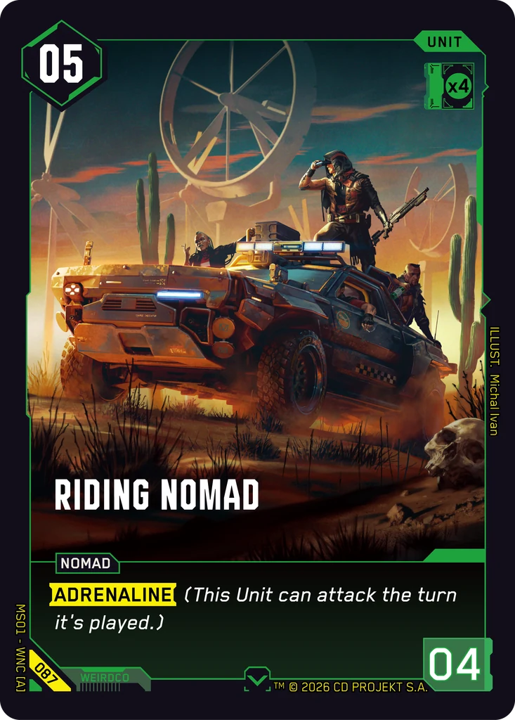 Riding Nomad - Cyberpunk TCG