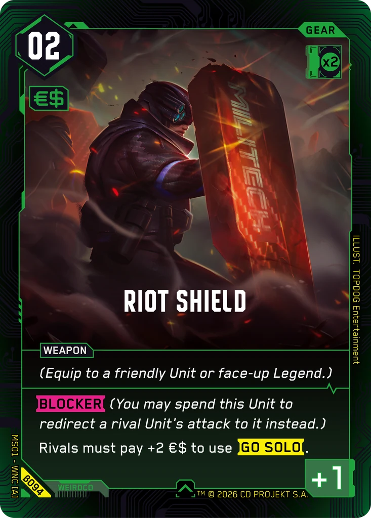 Riot Shield · Welcome to Night City — Beta