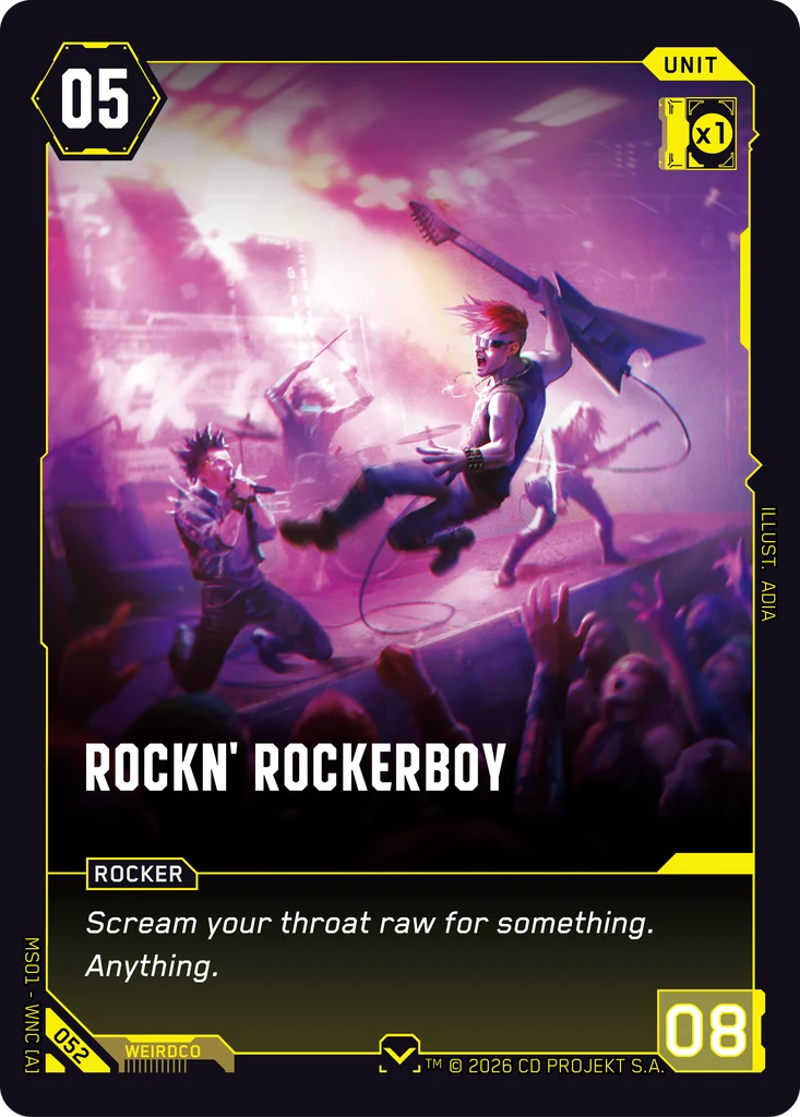 Rockn' Rockerboy - Cyberpunk TCG
