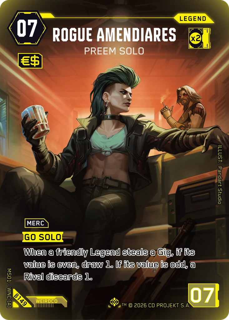 Rogue Amendiares: Preem Solo · Welcome to Night City — Beta
