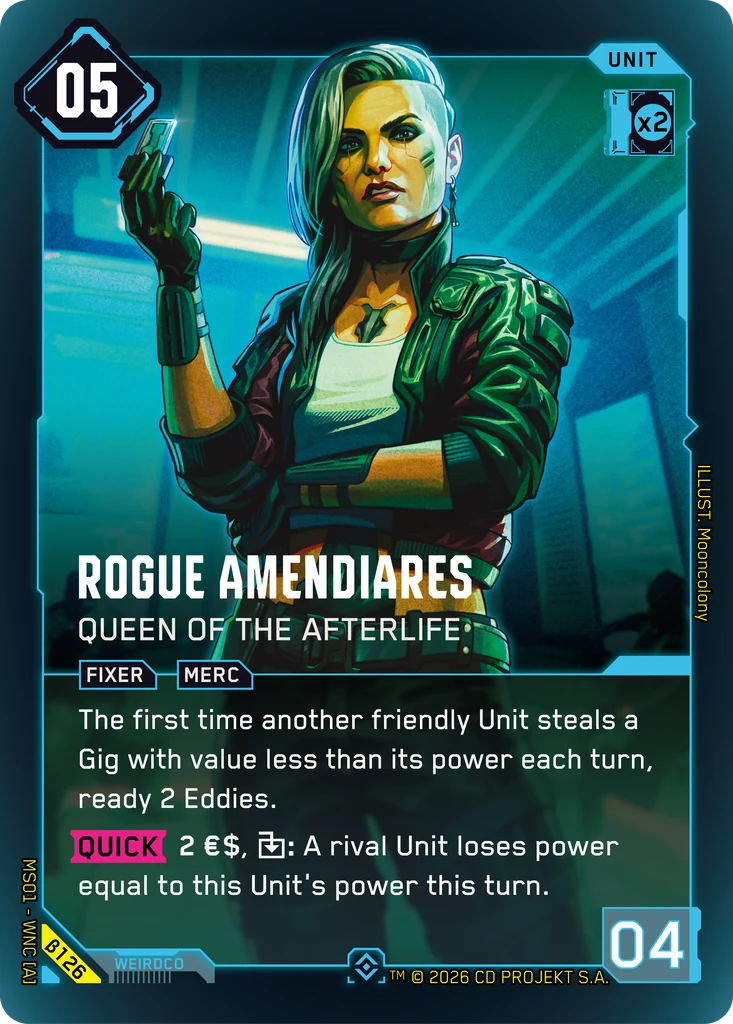 Rogue Amendiares: Queen of the Afterlife · Welcome to Night City — Beta