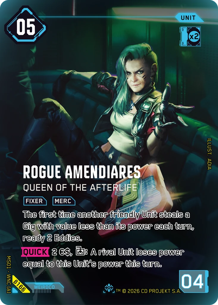 Rogue Amendiares: Queen of the Afterlife · Welcome to Night City — Beta